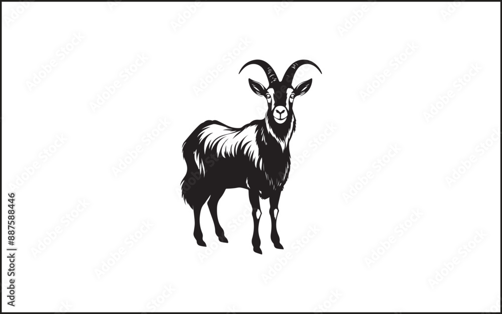 Premium Vector | Simple goat silhouette vector in isolated white background Goat silhouettes set, large pack of vector silhouette design, isolated white background Premium Vector | Simple goat silhouette vector in isolated white background Goat silhouettes set, large pack of vector silhouette design, isolated white background
