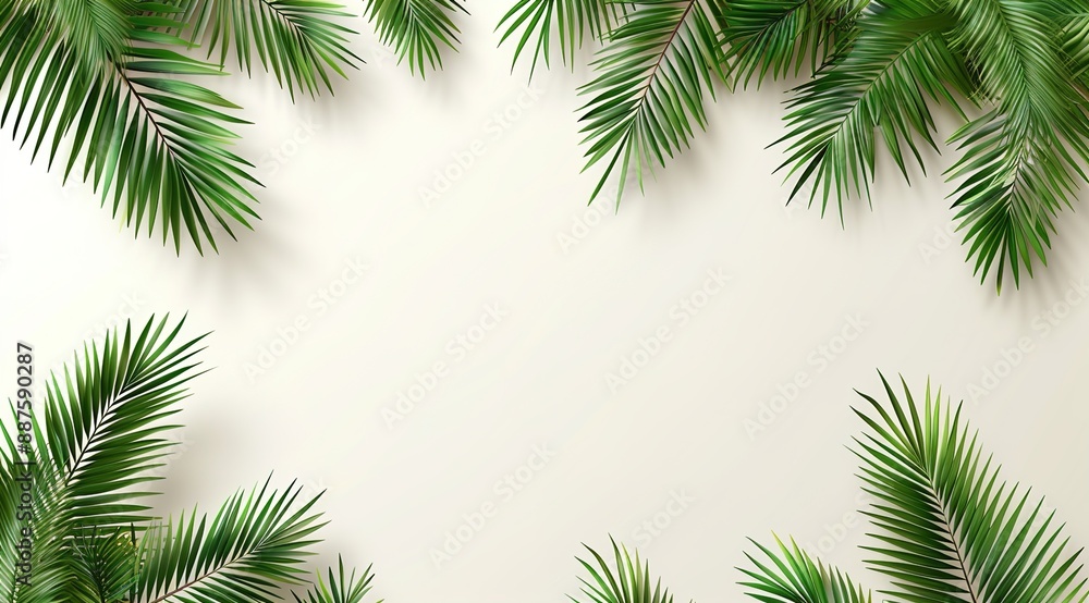 palm leaf frame palm leaf frame