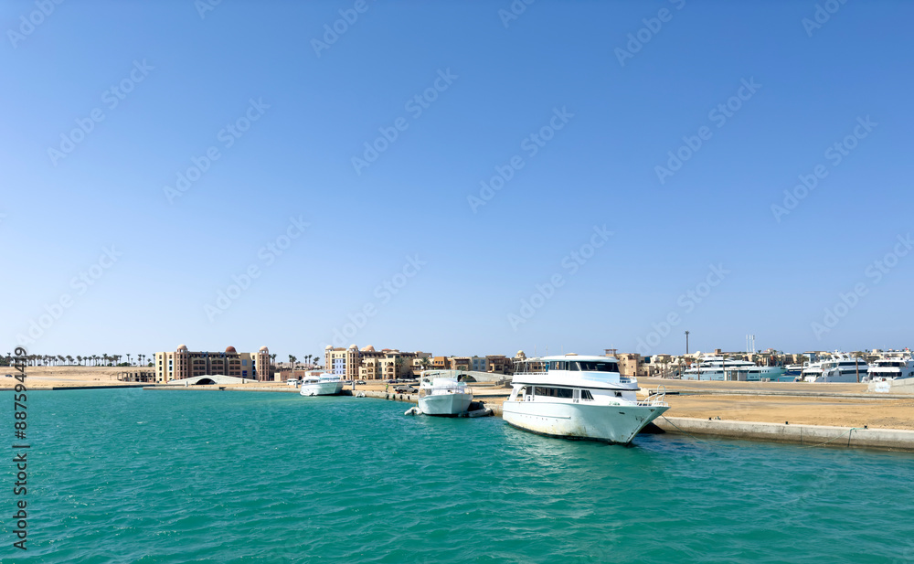 view of the port ghalib in marsa alam, red sea egypt view of the port ghalib in marsa alam, red sea egypt