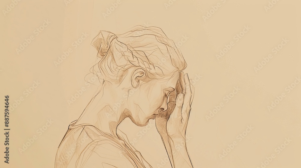 Psalms 38: Prayer of Lament, Repentance, Suffering from Sin, Seeking Forgiveness, Hope in Salvation - Biblical Illustration with Beige Background and Copyspace for Religious Content Psalms 38: Prayer of Lament, Repentance, Suffering from Sin, Seeking Forgiveness, Hope in Salvation - Biblical Illustration with Beige Background and Copyspace for Religious Content