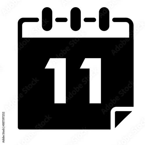Calendar Glyph Icon 11