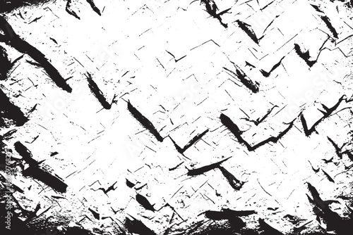 Abstract Monochrome Grunge Background with Gypsum Pattern