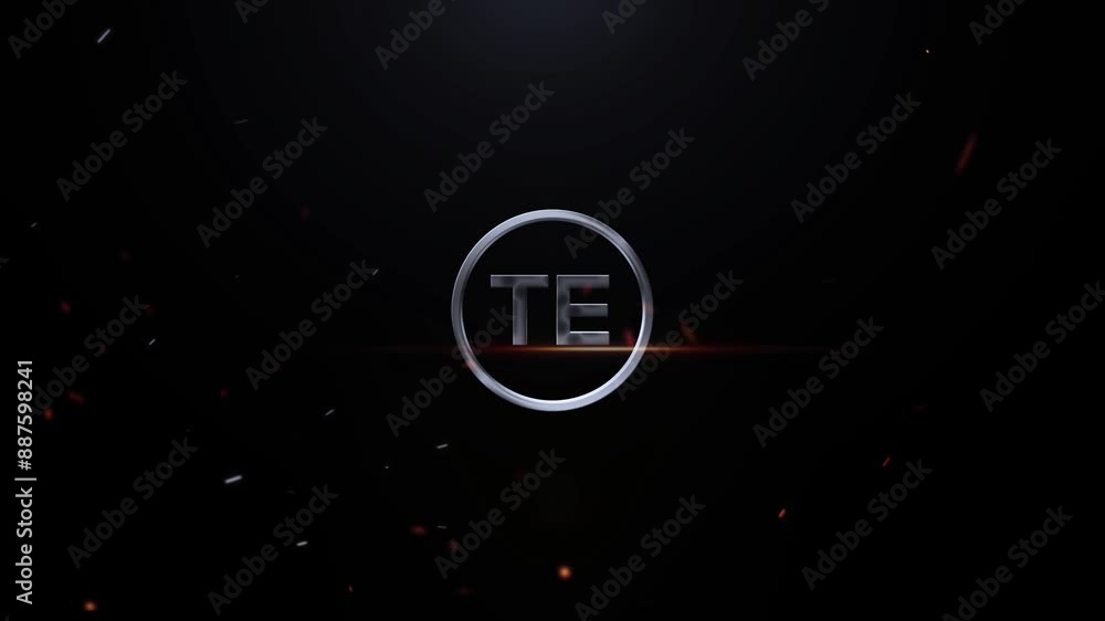 Cinematic TE Logo Letter Animation Trailer Intro Video Cinematic TE Logo Letter Animation Trailer Intro Video
