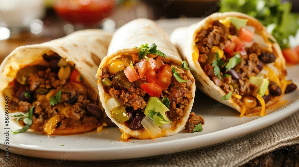 mexican chicken wrap mexican chicken wrap