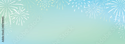 カラフルな花火の背景