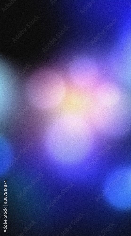 Blue and purple lights on a grainy abstract background Blue and purple lights on a grainy abstract background