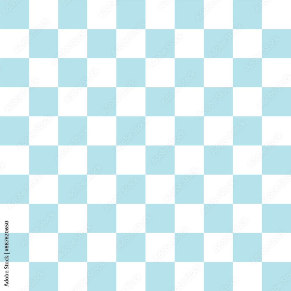Blue and white checker pattern. Blue and white checker pattern.