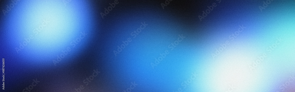 Blue light leaks and gradient over abstract grainy background Blue light leaks and gradient over abstract grainy background