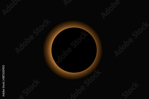 new solar eclipse today vector