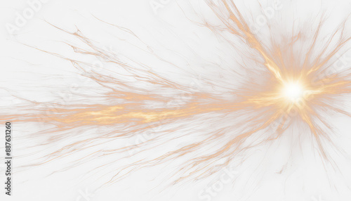 Light burst isolated on transparent background 