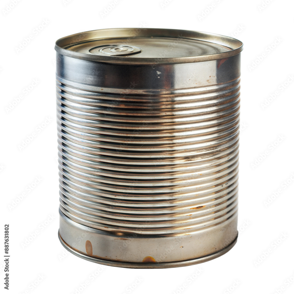 Rusty Tin Can Isolated on Transparent Background Rusty Tin Can Isolated on Transparent Background