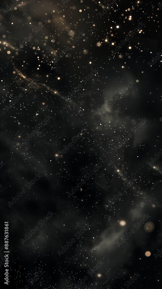 Obraz premium Dark Sky With Stars
