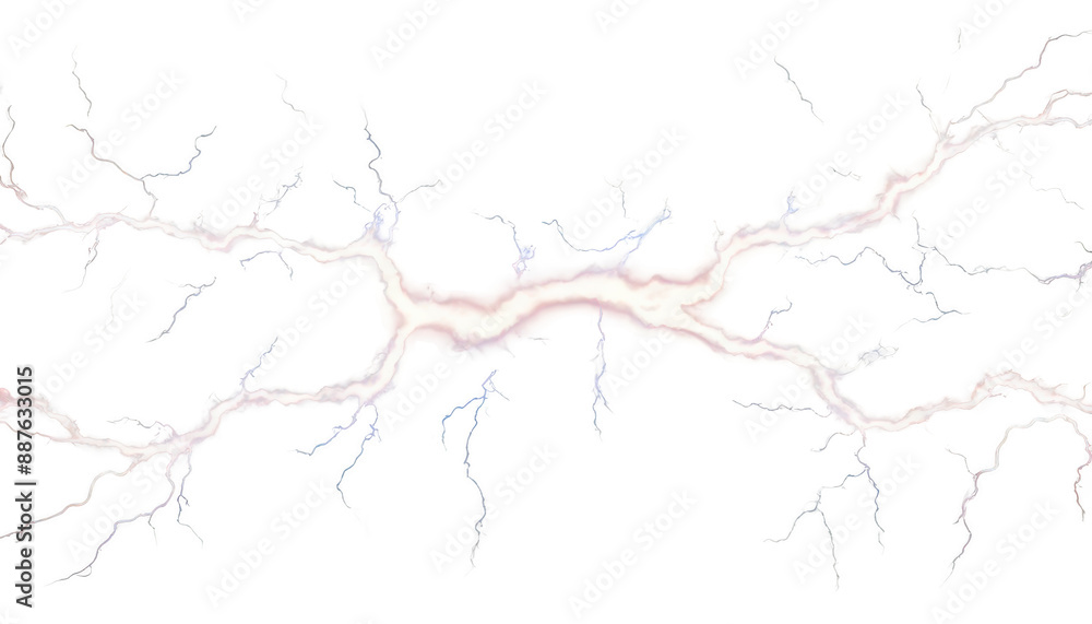 Electric lightning bolt isolate on transparent background, cutout, png Electric lightning bolt isolate on transparent background, cutout, png