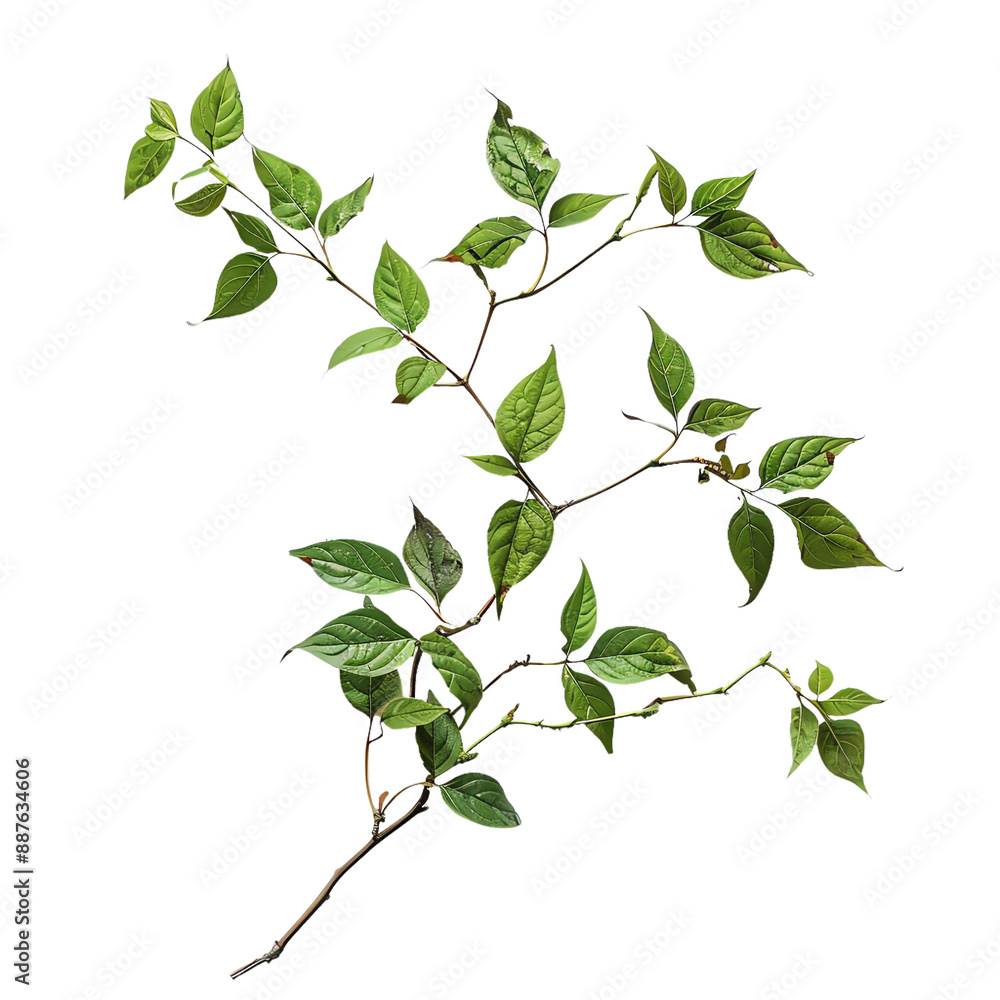branch with leaves branch with leaves