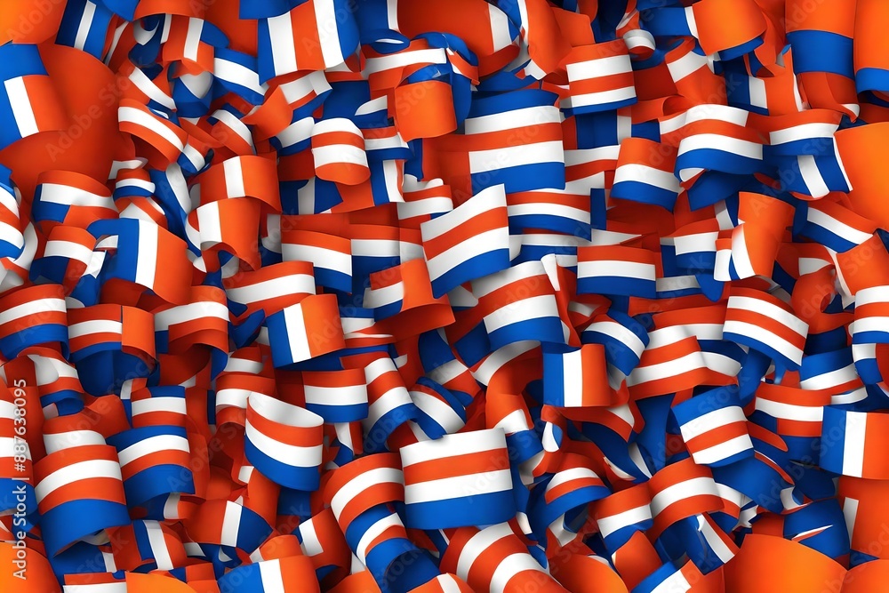 Fototapeta premium Netherlands, The Flag background 