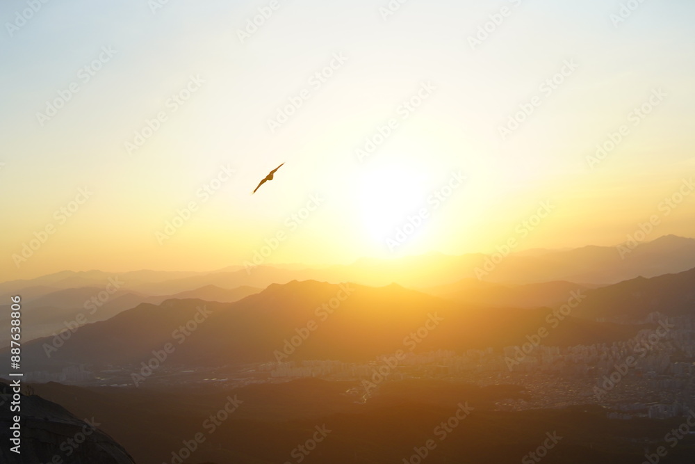 북한산 일출 북한산 일출