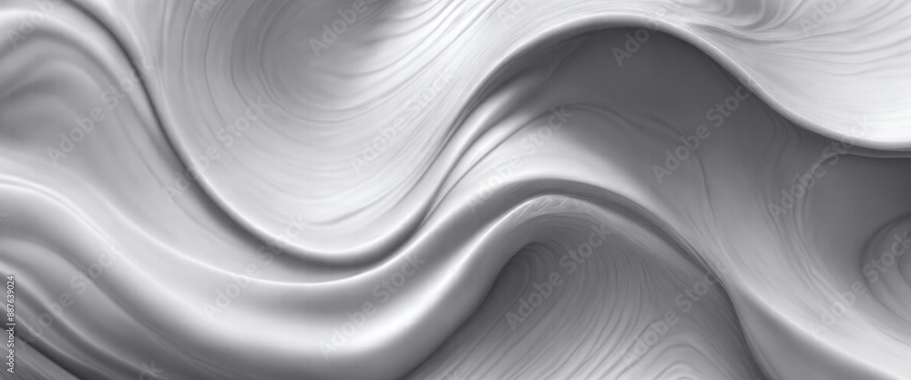 Soft and liquid Gray waves background Soft and liquid Gray waves background