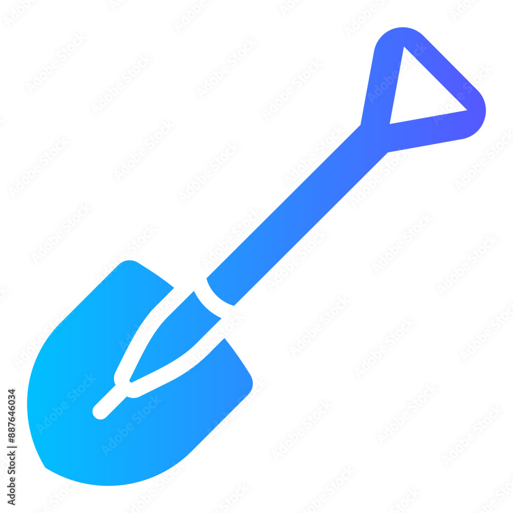 shovel Gradient icon shovel Gradient icon