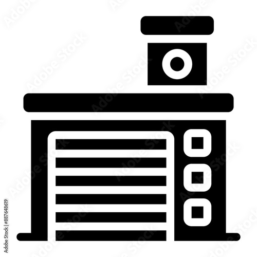 fire station Solid icon