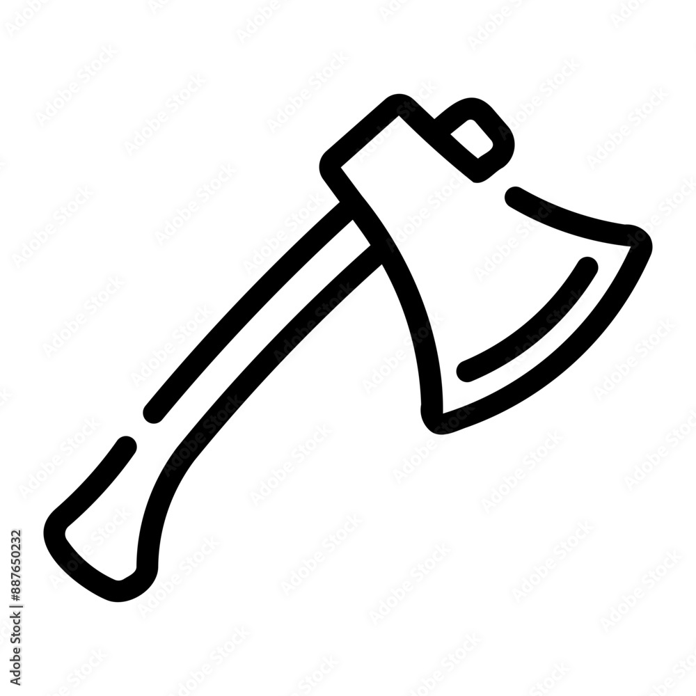 axe Line Icon