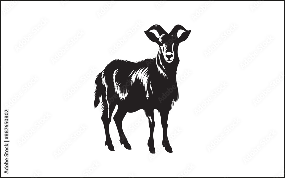 Premium Vector | Simple goat silhouette vector in isolated white background Goat silhouettes set, large pack of vector silhouette design, isolated white background Premium Vector | Simple goat silhouette vector in isolated white background Goat silhouettes set, large pack of vector silhouette design, isolated white background