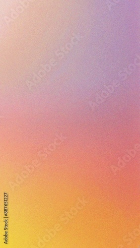 purple orange yellow grainy gradient background pastel noise texture poster backdrop banner design, copy space