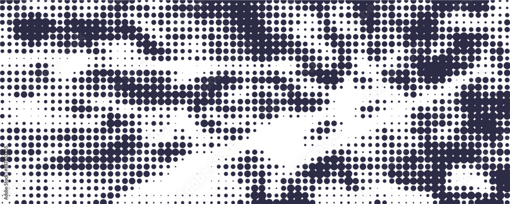 Dot pattern seamless background. Polka dot pattern template Monochrome dotted texture