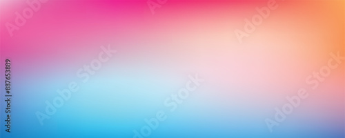 Smooth and blurry colorful gradient mesh background. Modern bright rainbow colors. Easy editable soft colored vector banner template. Premium quality