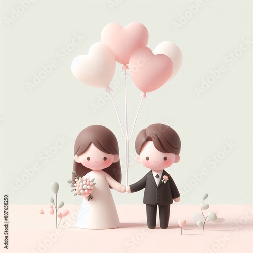 Romantic Wedding Balloons