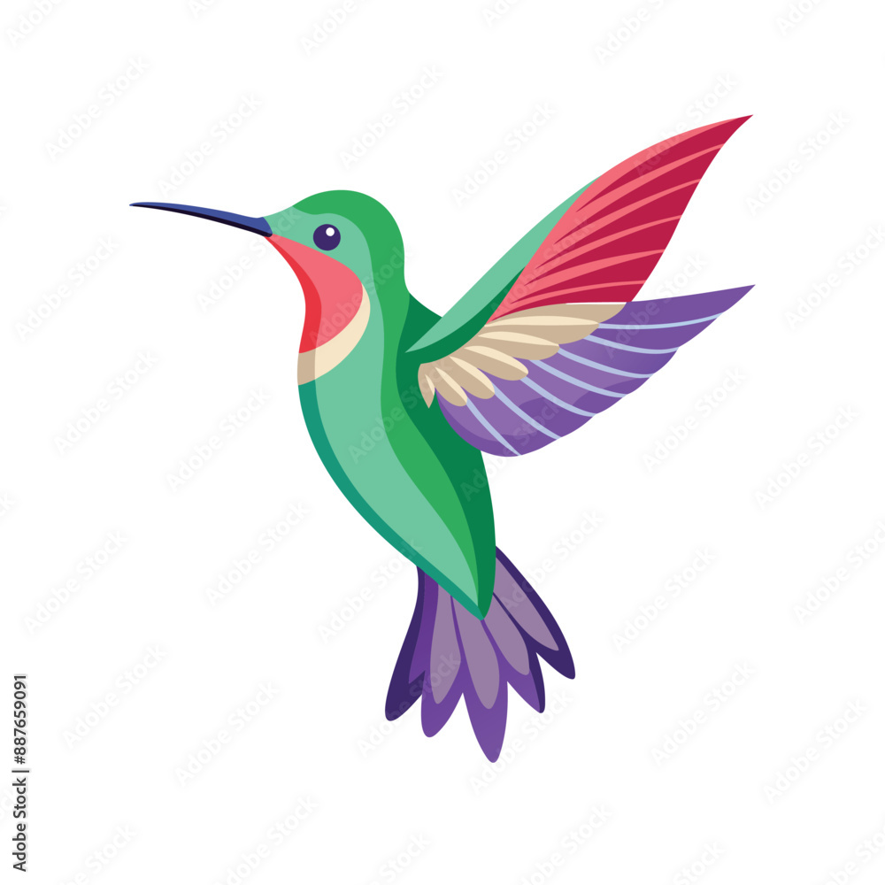 Obraz premium Bird color Vector Illustration 