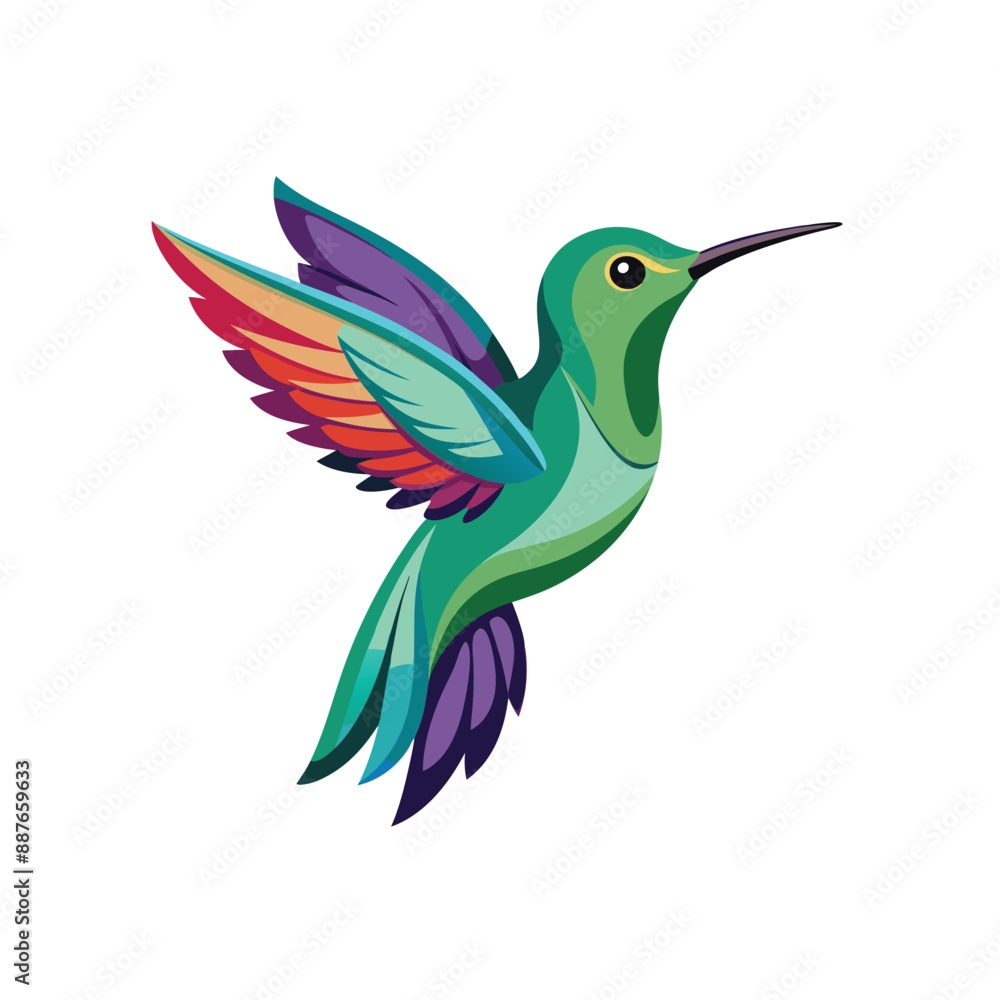 Obraz premium Bird color Vector Illustration