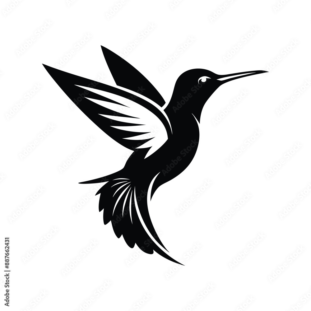 Obraz premium Bird Silhouette Vector Illustration