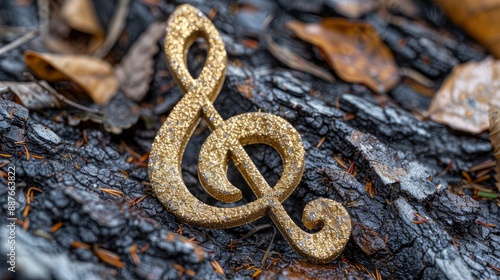 Treble Clef Staff Background, Musical And Elegant, High Quality Background