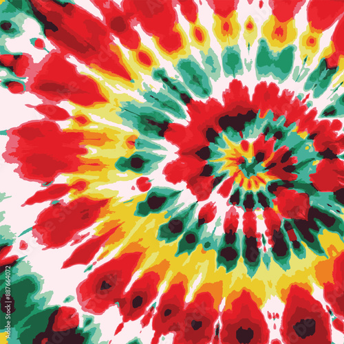 Tie Dye Art Abstract Background