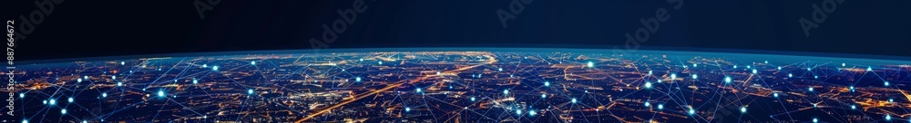 This digital artwork depicts a network of global sports analytics This digital artwork depicts a network of global sports analytics