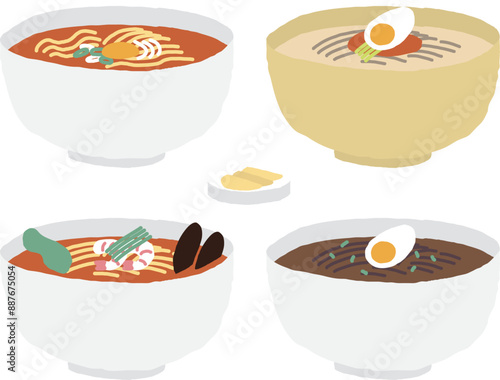 면요리 음식 식사 