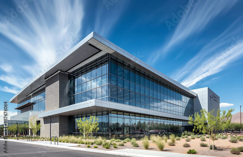 Wallpaper Mural Whispers of Modernity, Canvas of Sky and Steel Torontodigital.ca