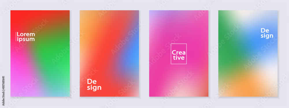 set of colorful banners set of colorful banners