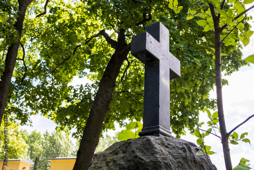 At the Smolensk Cemetery in St. Petersburg, Russia