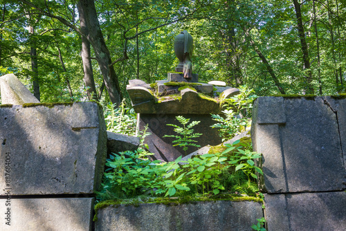 At the Smolensk Cemetery in St. Petersburg, Russia
