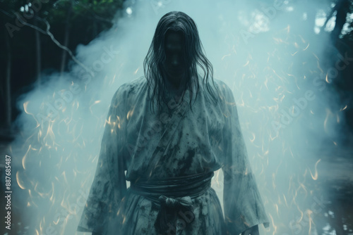 人, 幽霊, 亡霊, 剣士, 日本, 侍, ホラー, 怪物, Man, Ghost, Ghosts, Swordsman, Japan, Samurai, Horror, Monster  