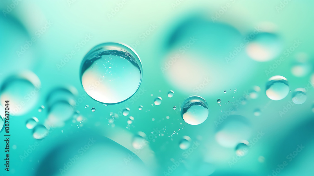 Underwater Magic: A Background of Turquoise Water Bubbles
Underwater Magic: A Background of Turquoise Water Bubbles
