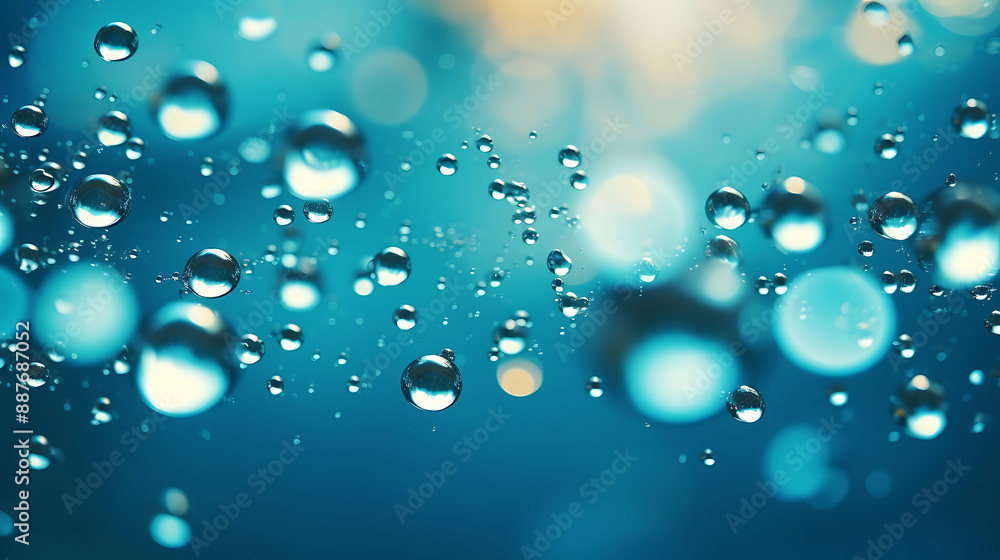 Underwater Magic: A Background of Turquoise Water Bubbles
Underwater Magic: A Background of Turquoise Water Bubbles