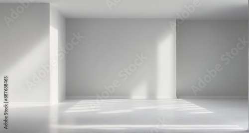 Wallpaper Mural Minimal abstract light black white photograph empty room wall fl Torontodigital.ca