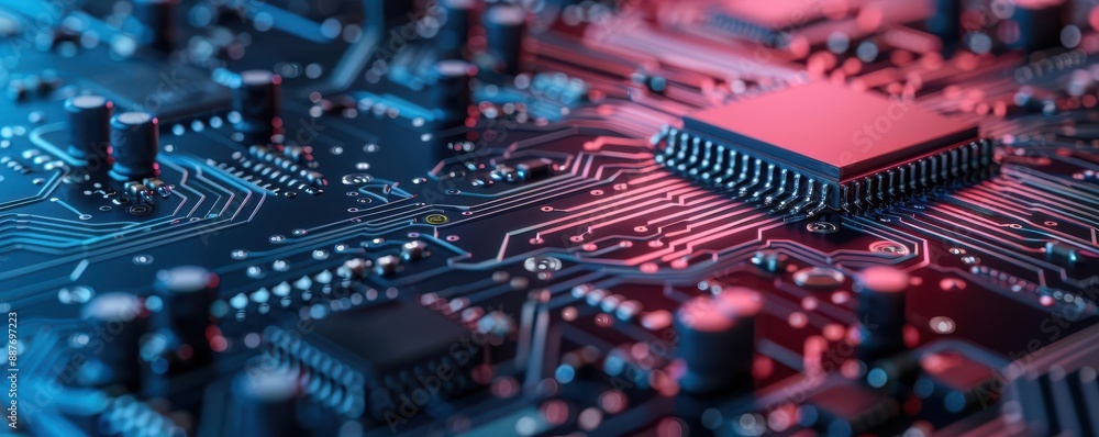 Breakthrough in quantum computing technology, side view, depicting the next revolution in computing, futuristic tone, colored pastel Breakthrough in quantum computing technology, side view, depicting the next revolution in computing, futuristic tone, colored pastel