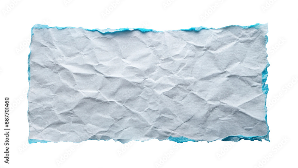 Obraz premium Torn ripper paper sheet Texture isolated on transparent background