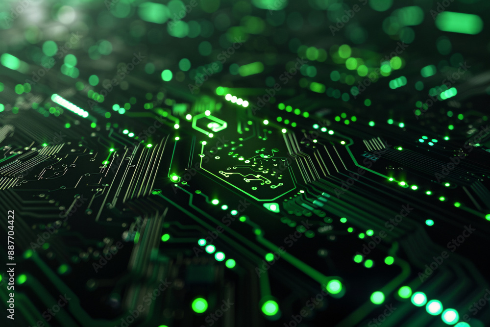 a close up of a circuit board a close up of a circuit board
