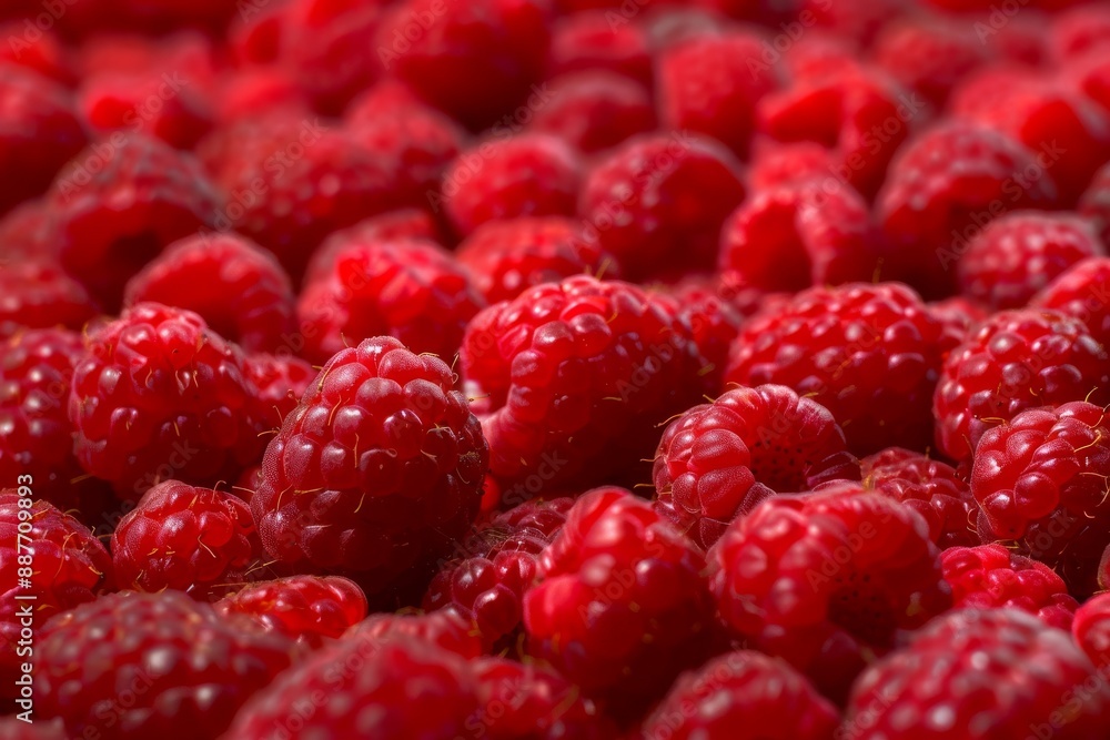 Beautiful, ripe, red raspberries close-up. Fresh berries.. Beautiful simple AI generated image in 4K, unique. Beautiful, ripe, red raspberries close-up. Fresh berries.. Beautiful simple AI generated image in 4K, unique.