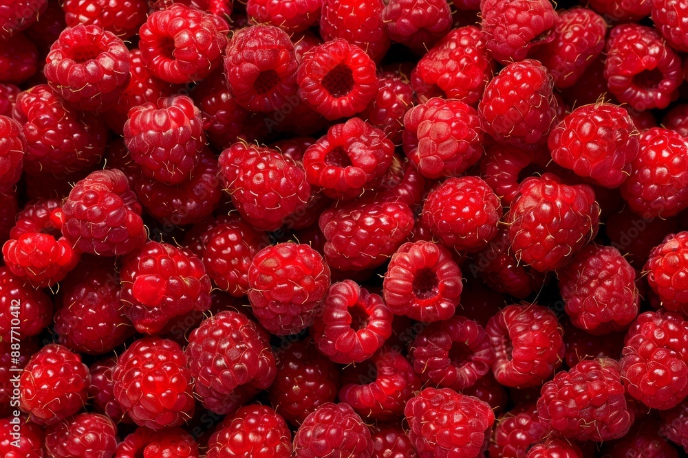 Raspberry - red fresh berryes background. Beautiful simple AI generated image in 4K, unique. Raspberry - red fresh berryes background. Beautiful simple AI generated image in 4K, unique.