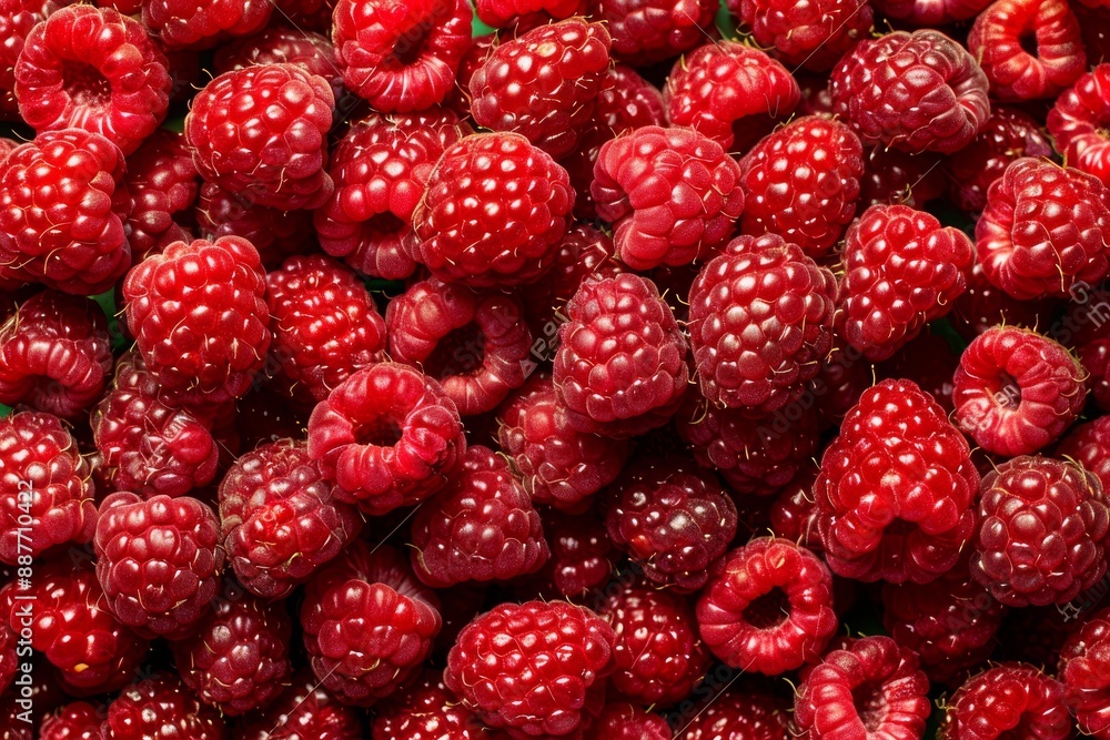 Raspberry - red fresh berryes background. Beautiful simple AI generated image in 4K, unique. Raspberry - red fresh berryes background. Beautiful simple AI generated image in 4K, unique.